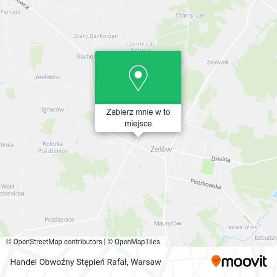 Mapa Handel Obwoźny Stępień Rafał