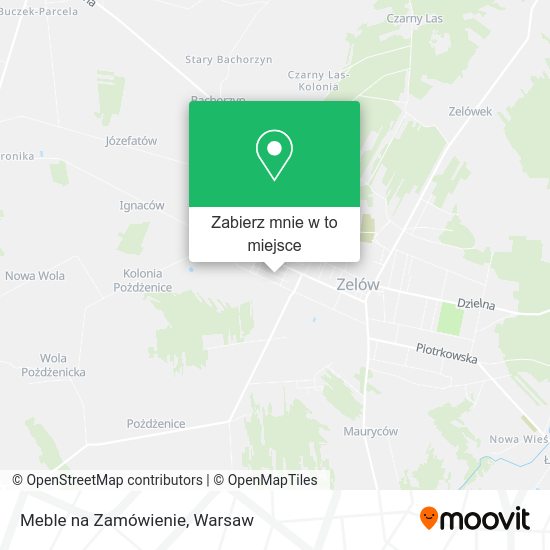 Mapa Meble na Zamówienie