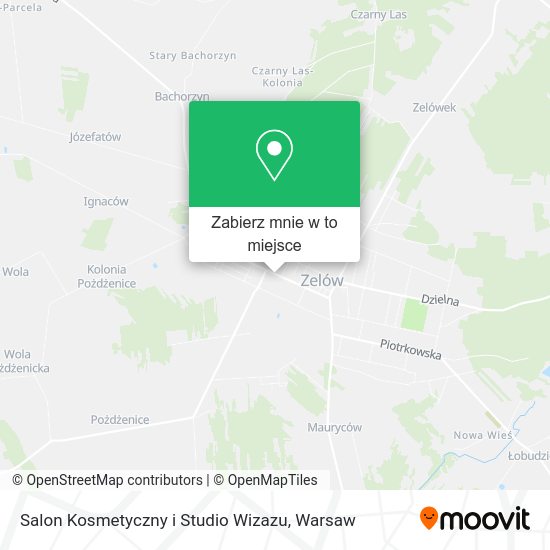 Mapa Salon Kosmetyczny i Studio Wizazu