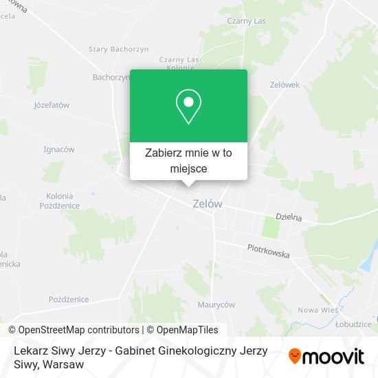 Mapa Lekarz Siwy Jerzy - Gabinet Ginekologiczny Jerzy Siwy