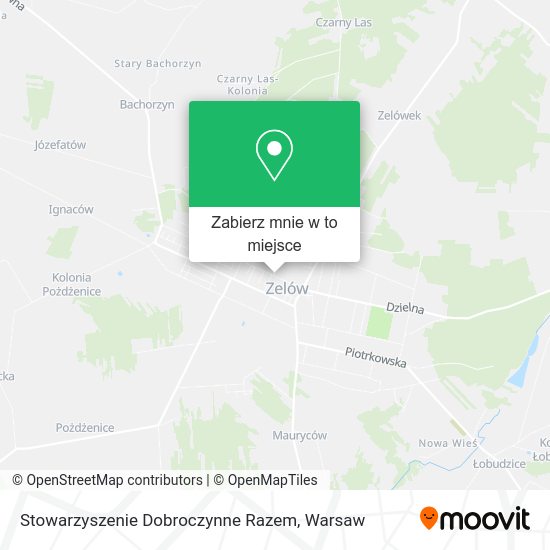 Mapa Stowarzyszenie Dobroczynne Razem