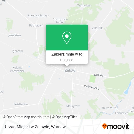 Mapa Urzad Miejski w Zelowie