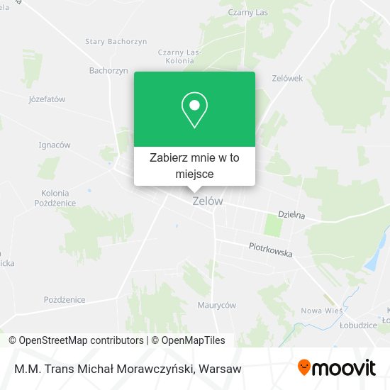 Mapa M.M. Trans Michał Morawczyński