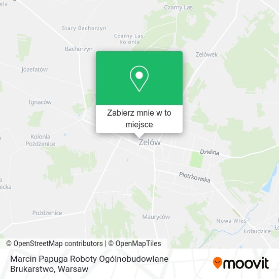 Mapa Marcin Papuga Roboty Ogólnobudowlane Brukarstwo