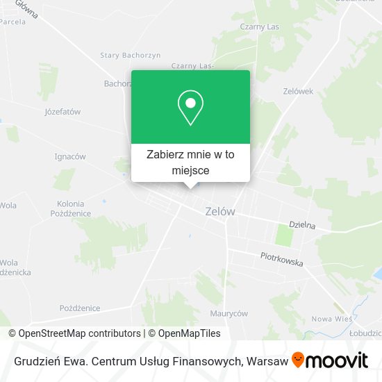 Mapa Grudzień Ewa. Centrum Usług Finansowych