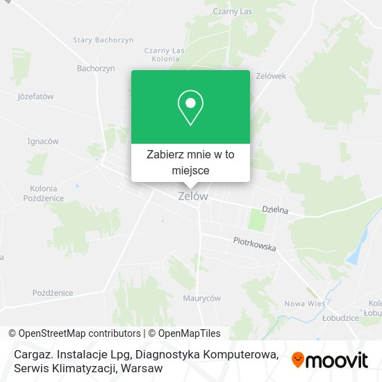 Mapa Cargaz. Instalacje Lpg, Diagnostyka Komputerowa, Serwis Klimatyzacji