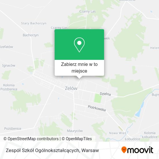 Mapa Zespół Szkół Ogólnokształcących