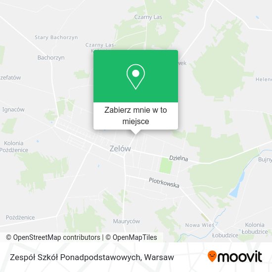 Mapa Zespół Szkół Ponadpodstawowych