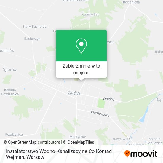 Mapa Instalatorstwo Wodno-Kanalizacyjne Co Konrad Wejman