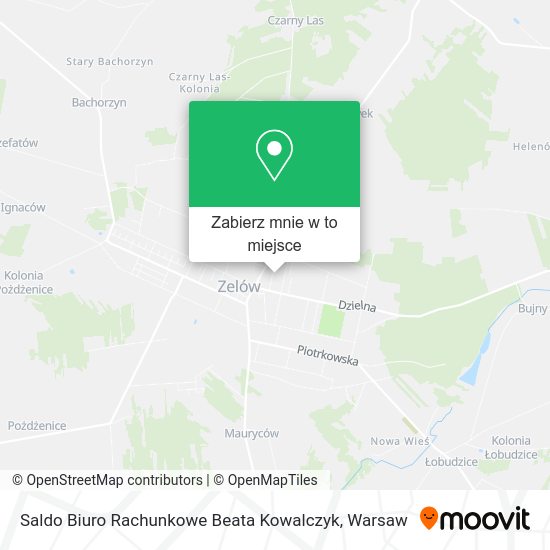 Mapa Saldo Biuro Rachunkowe Beata Kowalczyk