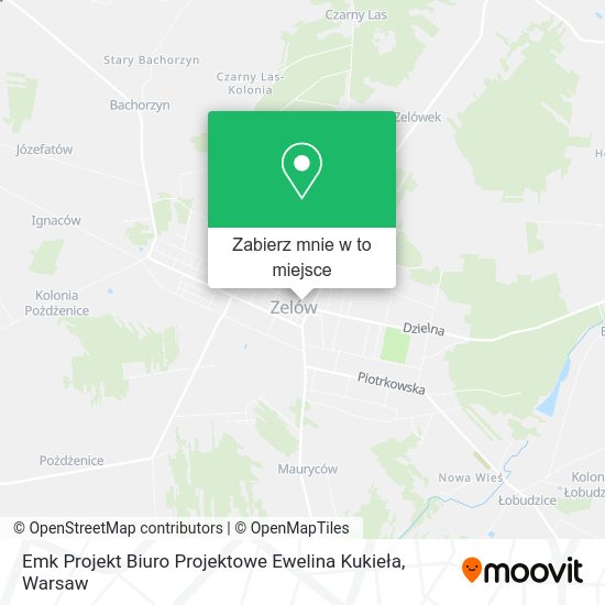 Mapa Emk Projekt Biuro Projektowe Ewelina Kukieła