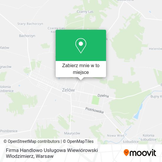 Mapa Firma Handlowo Usługowa Wiewiórowski Włodzimierz