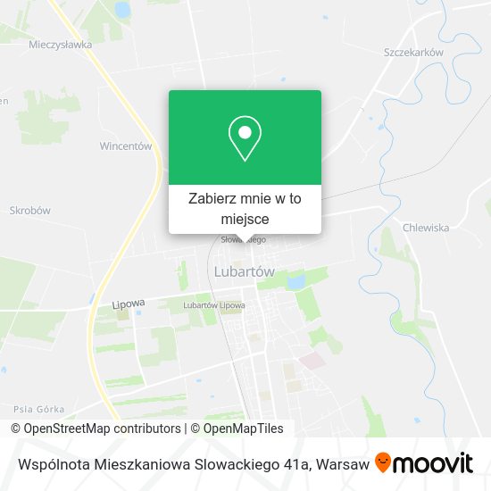 Mapa Wspólnota Mieszkaniowa Slowackiego 41a