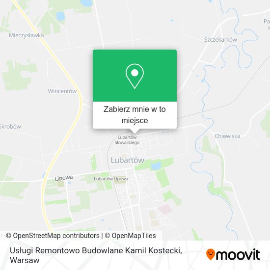 Mapa Usługi Remontowo Budowlane Kamil Kostecki