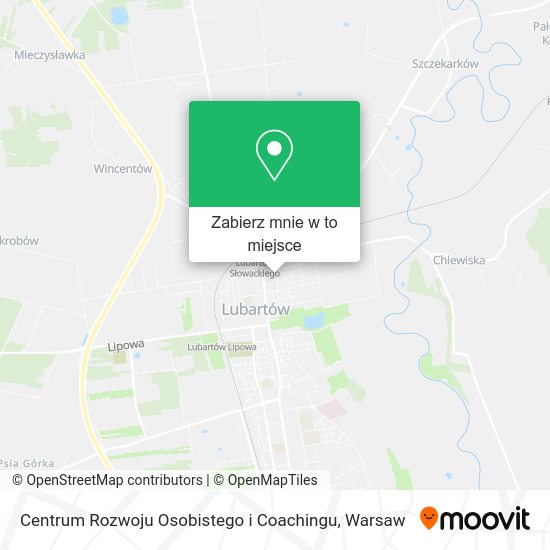 Mapa Centrum Rozwoju Osobistego i Coachingu