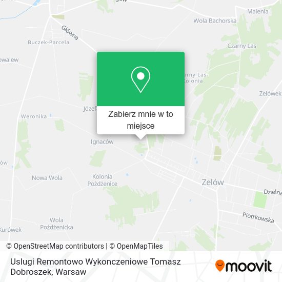 Mapa Uslugi Remontowo Wykonczeniowe Tomasz Dobroszek