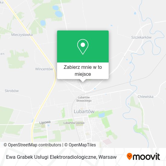 Mapa Ewa Grabek Usługi Elektroradiologiczne