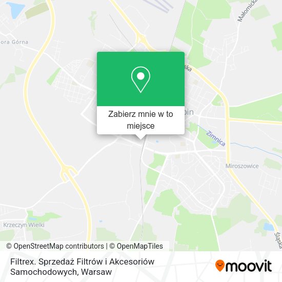 Mapa Filtrex. Sprzedaż Filtrów i Akcesoriów Samochodowych