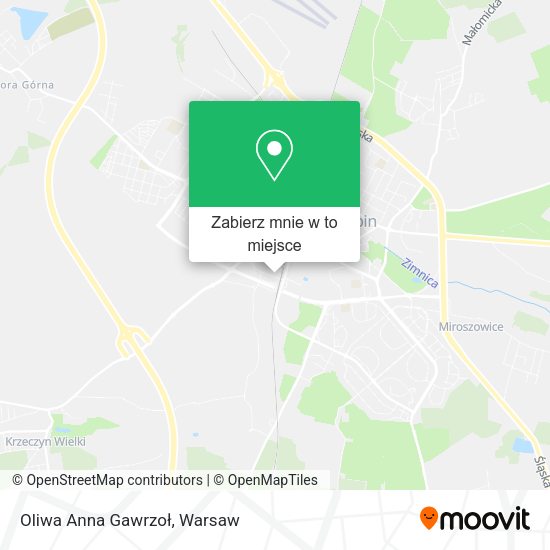 Mapa Oliwa Anna Gawrzoł