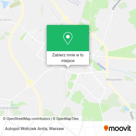 Mapa Autopol Wołczek Anita