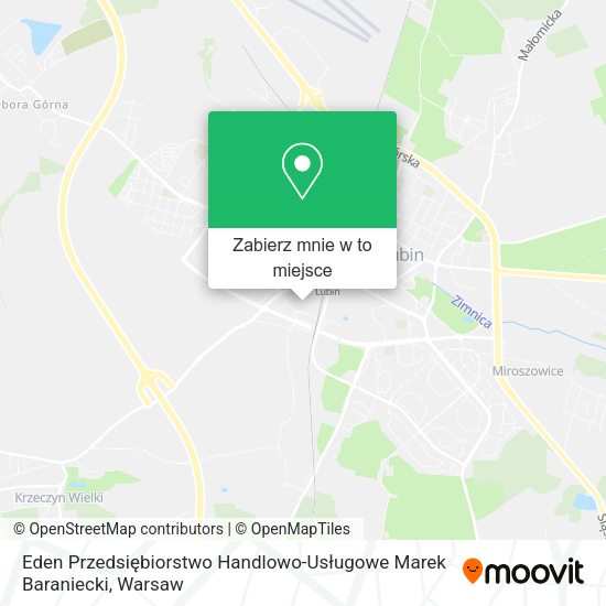 Mapa Eden Przedsiębiorstwo Handlowo-Usługowe Marek Baraniecki