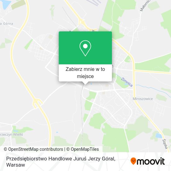 Mapa Przedsiębiorstwo Handlowe Juruś Jerzy Góral