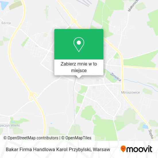 Mapa Bakar Firma Handlowa Karol Przybylski