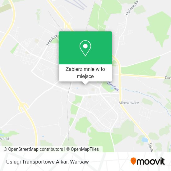 Mapa Uslugi Transportowe Alkar