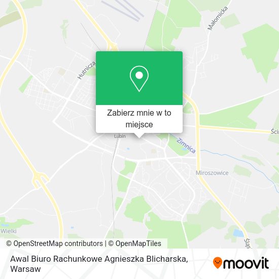 Mapa Awal Biuro Rachunkowe Agnieszka Blicharska