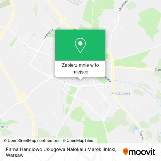 Mapa Firma Handlowo Usługowa Nalokalu Marek Ilnicki