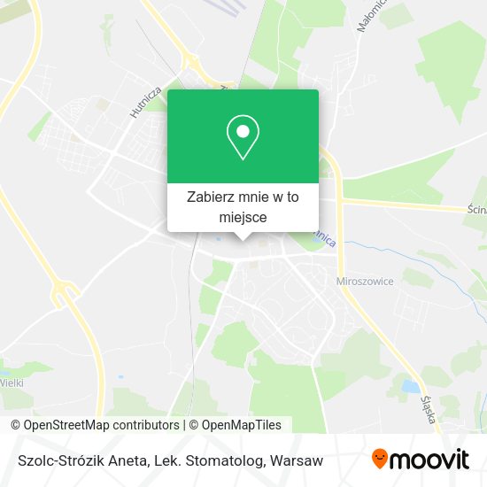 Mapa Szolc-Strózik Aneta, Lek. Stomatolog