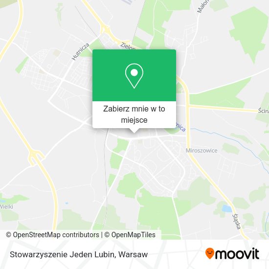 Mapa Stowarzyszenie Jeden Lubin