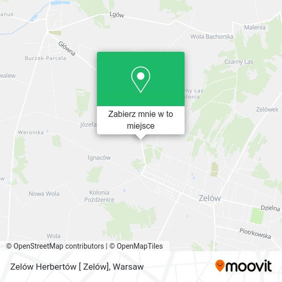 Mapa Zelów Herbertów [ Zelów]