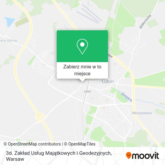 Mapa 3d. Zakład Usług Majątkowych i Geodezyjnych