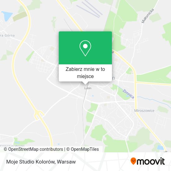 Mapa Moje Studio Kolorów