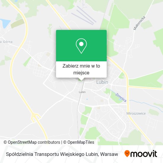 Mapa Spółdzielnia Transportu Wiejskiego Lubin