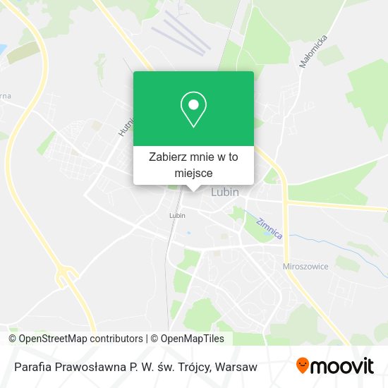 Mapa Parafia Prawosławna P. W. św. Trójcy