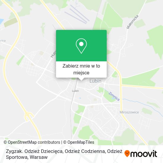 Mapa Zygzak. Odzież Dziecięca, Odzież Codzienna, Odzież Sportowa