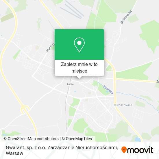 Mapa Gwarant. sp. z o.o. Zarządzanie Nieruchomościami