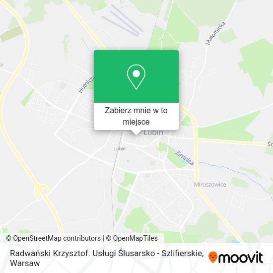 Mapa Radwański Krzysztof. Usługi Ślusarsko - Szlifierskie