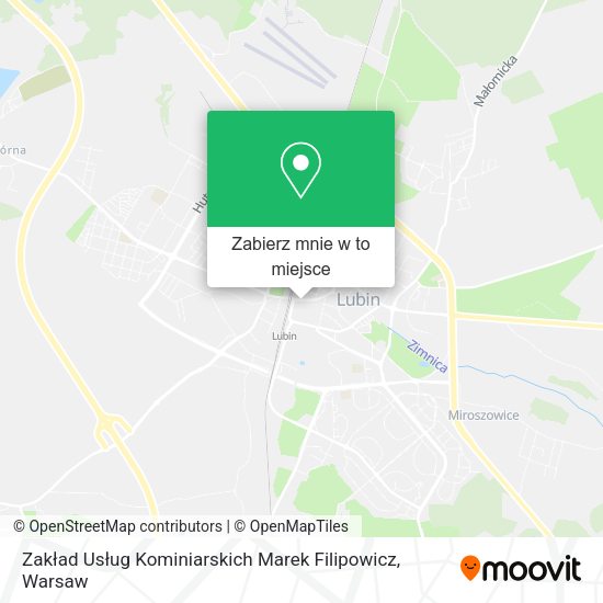 Mapa Zakład Usług Kominiarskich Marek Filipowicz