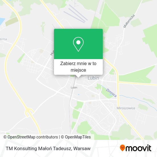 Mapa TM Konsulting Małoń Tadeusz