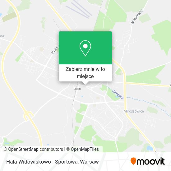 Mapa Hala Widowiskowo - Sportowa