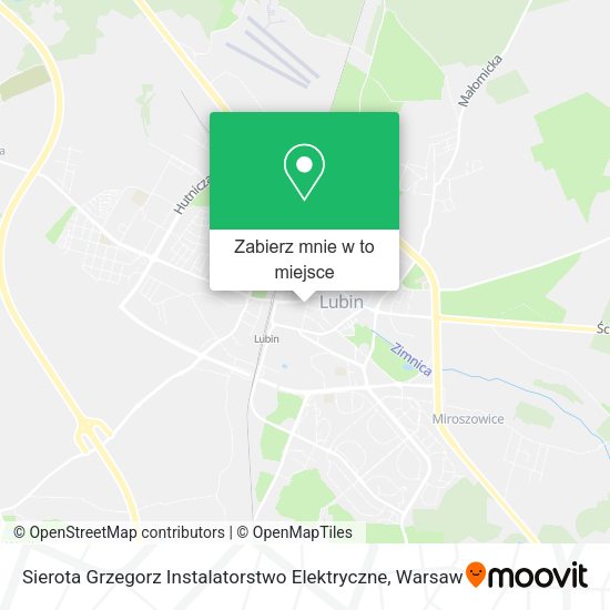 Mapa Sierota Grzegorz Instalatorstwo Elektryczne