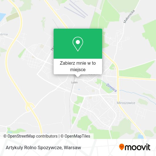 Mapa Artykuly Rolno Spozywcze