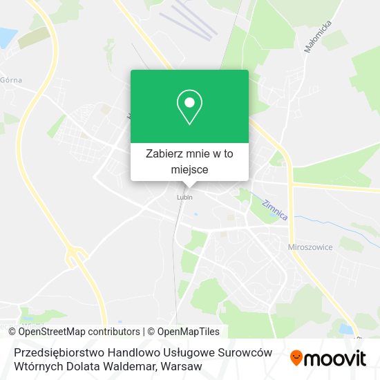 Mapa Przedsiębiorstwo Handlowo Usługowe Surowców Wtórnych Dolata Waldemar