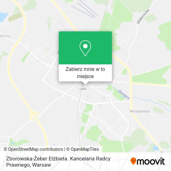 Mapa Zborowska-Żeber Elżbieta. Kancelaria Radcy Prawnego