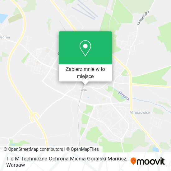 Mapa T o M Techniczna Ochrona Mienia Góralski Mariusz