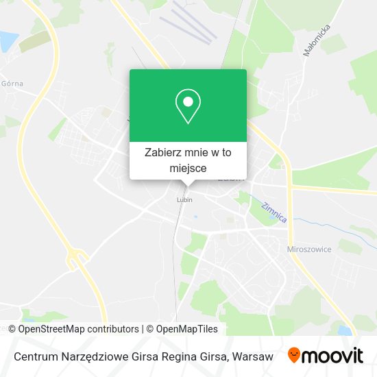 Mapa Centrum Narzędziowe Girsa Regina Girsa