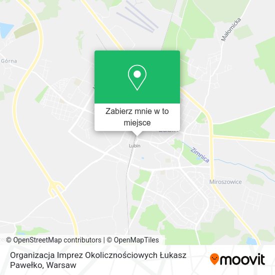 Mapa Organizacja Imprez Okolicznościowych Łukasz Pawełko